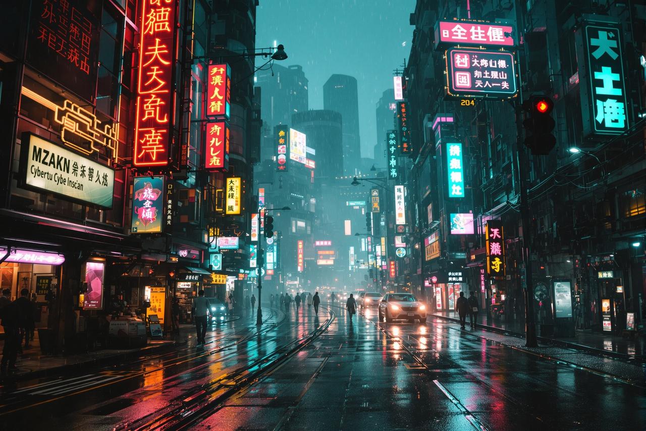 果冻影视影视专题 - 赛博朋克东方叙事:从《银翼杀手》到《深海回响》